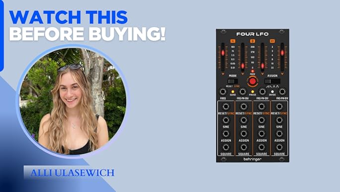 Behringer Four LFO　クアッド LFO モジュール Behringer Four LFO 4-channel LFO Eurorack Module | Sweetwater